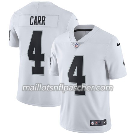 Maillot Oakland Raiders Derek Carr 4 Nike Blanc - Homme